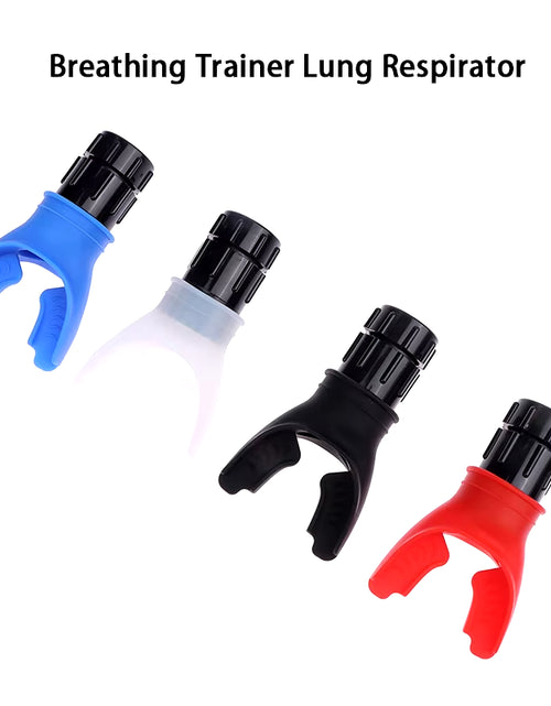Load image into Gallery viewer, Breathing Trainer Lung Respirator Fitness Equipment Respiratory Silicone High Altitude Training Outdoor Expiratory Exercise Tool
