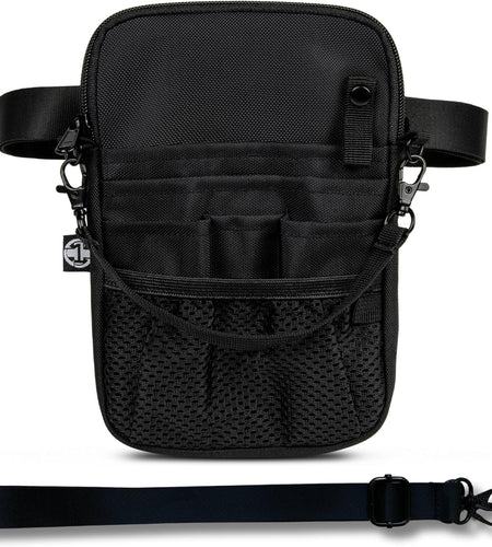 4-In-1 Nursing Fanny Pack with Medical Gear Pockets, Tape Holder, and Utility Storage for Stethoscopes, Bandage Scissors, and Emergency Supplies, Student and Nurse Use