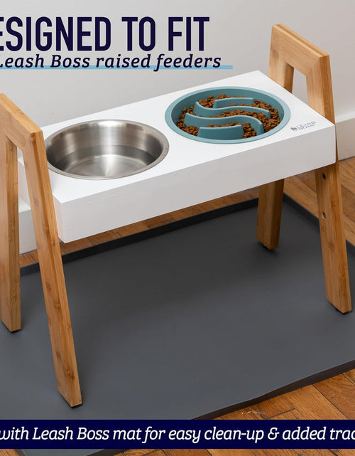 Load image into Gallery viewer, Slow Feeder Dog Bowls - Cup Maze Puzzle Food Bowl with Feeder Holes, Fits into Elevated Pet Feeders - Slow Eating for Large, Medium &amp; Small Sized Breeds (2 Cup - 7.5-8 Inch Feeder Holes)
