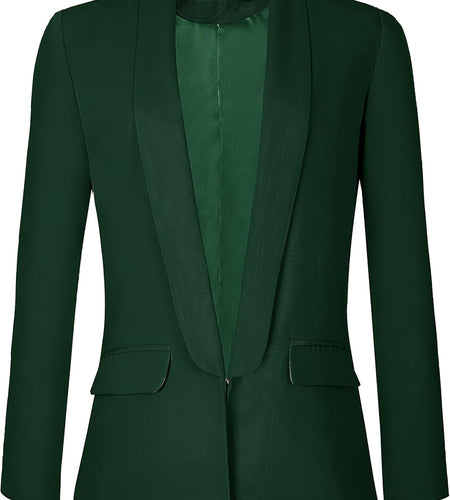 Women'S Office Blazer Jacket Open Front Womens Blazers for Work Professional