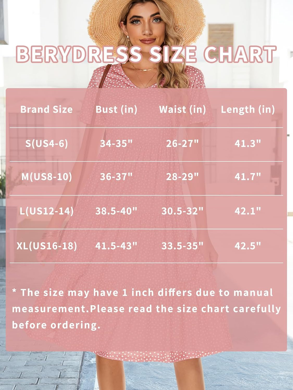 Women'S Casual Summer Tiered Midi Dress Short Sleeve V-Neck Loose Cotton Ruffle Babydoll Dress Boho Sundress