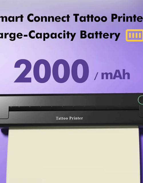 Load image into Gallery viewer, A4 Thermal Printers Wireless Bluetooth Tattoos Printer Portable Mini Thermal Printer A4 Paper Photo Printer from Mobile Phone
