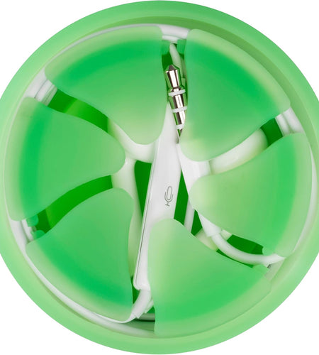 the Nest – Tangle-Free Earphone / Earbud Case, Durable and Compact Storage System, Green (4100900)