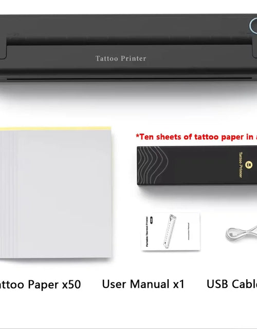 Load image into Gallery viewer, A4 Thermal Printers Wireless Bluetooth Tattoos Printer Portable Mini Thermal Printer A4 Paper Photo Printer from Mobile Phone
