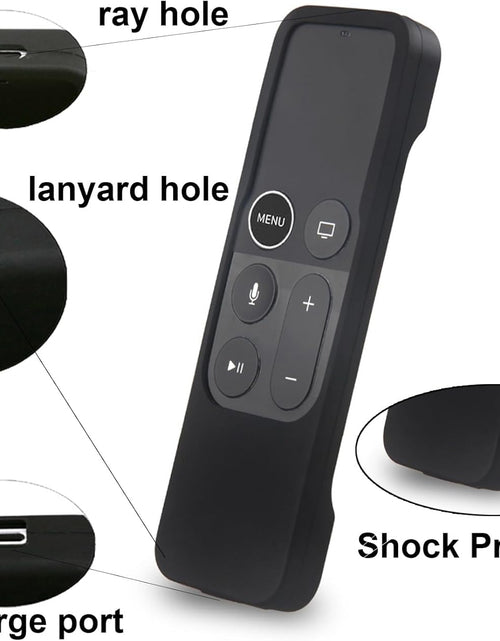 Load image into Gallery viewer, Silicone Case Compatible with Apple TV 4K 4Th 5Th Generation Siri Remote - Anti-Slip Shock Proof Soft Remote Cover Case Compatible with Apple TV 4K 4Th 5Th Gen Siri Remote Controller -Red
