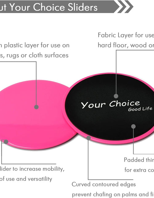 Load image into Gallery viewer, Sliders Fitness Equipment Floor Sliders Exercise Core Gliders Gliding Discs for Full Body Workout
