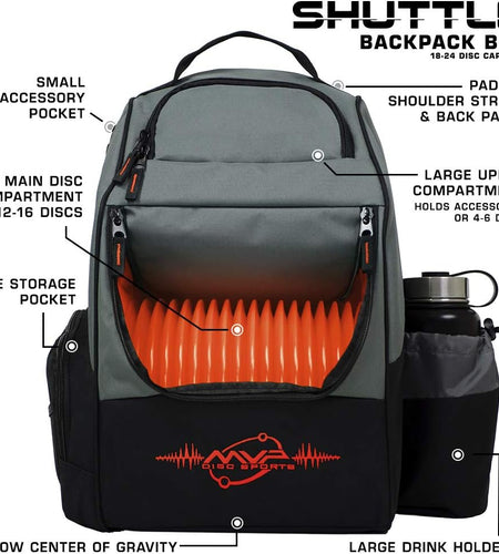 Backpack Shuttle Disc Golf Backpack Bag