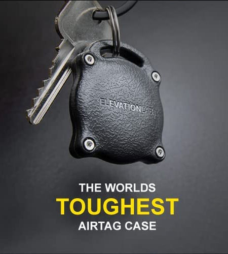 Tagvault Airtag Keychain (2 Pack) - the Original Waterproof Airtag Case | Indestructible, Ultra-Compact | by