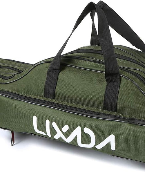 Load image into Gallery viewer, Fishing Rod Case 3 Layers Oxford Fishing Rod Bag Portable Folding Fishing Rod Carrier Case Fishing Reel Tackle Storage Travel Bags(90Cm/120Cm/150Cm)
