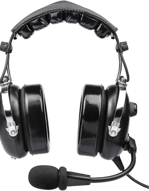 Load image into Gallery viewer, Aviation Headset for Pilots, Aviation Headset with Comfort Ear Seals, 24Db Noise Cancelling, MP3 Support and Carrying Case
