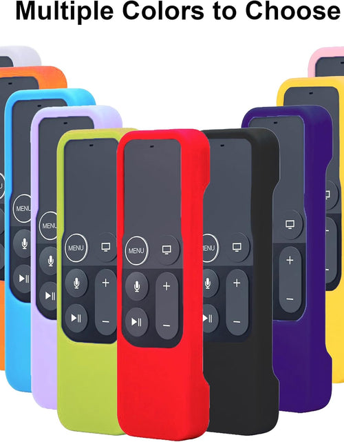 Load image into Gallery viewer, Silicone Case Compatible with Apple TV 4K 4Th 5Th Generation Siri Remote - Anti-Slip Shock Proof Soft Remote Cover Case Compatible with Apple TV 4K 4Th 5Th Gen Siri Remote Controller -Red
