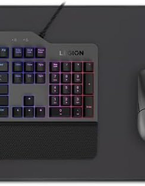 Load image into Gallery viewer, Legion Gaming XL Cloth Mouse Pad, Anti-Fray, Non-Slip, Water-Repellent, GXH0W29068, Black
