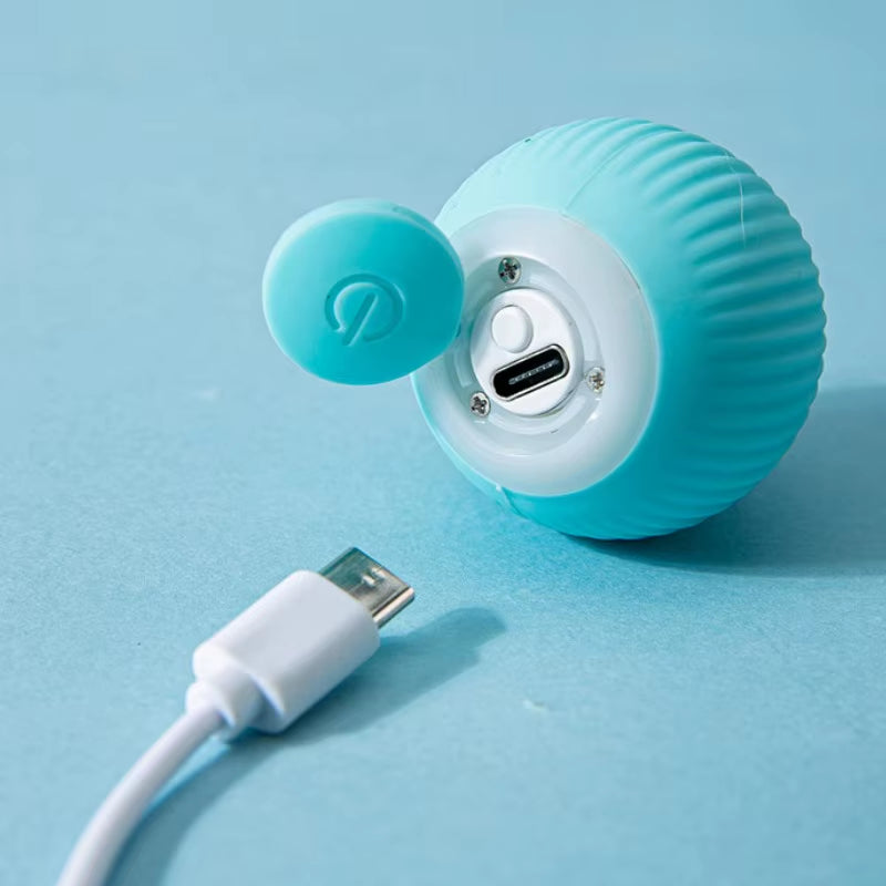 Automatic Moving Cats Toy Interactive Ball Rechargeable Rolling Electric Ball Home Pet Accessories Things for Supplies